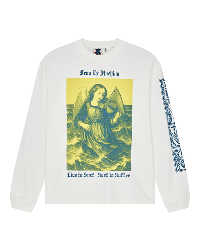 Swell Maps Os Ls Tee - Vintage White, view 3