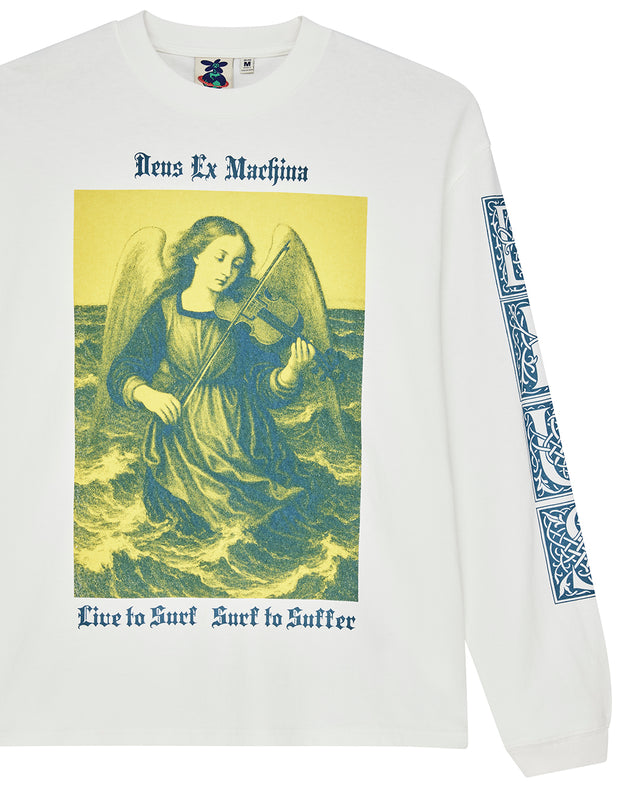 Swell Maps Os Ls Tee - Vintage White, view 7