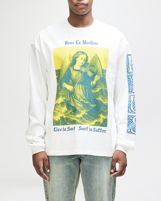 Swell Maps Os Ls Tee - Vintage White, view 1