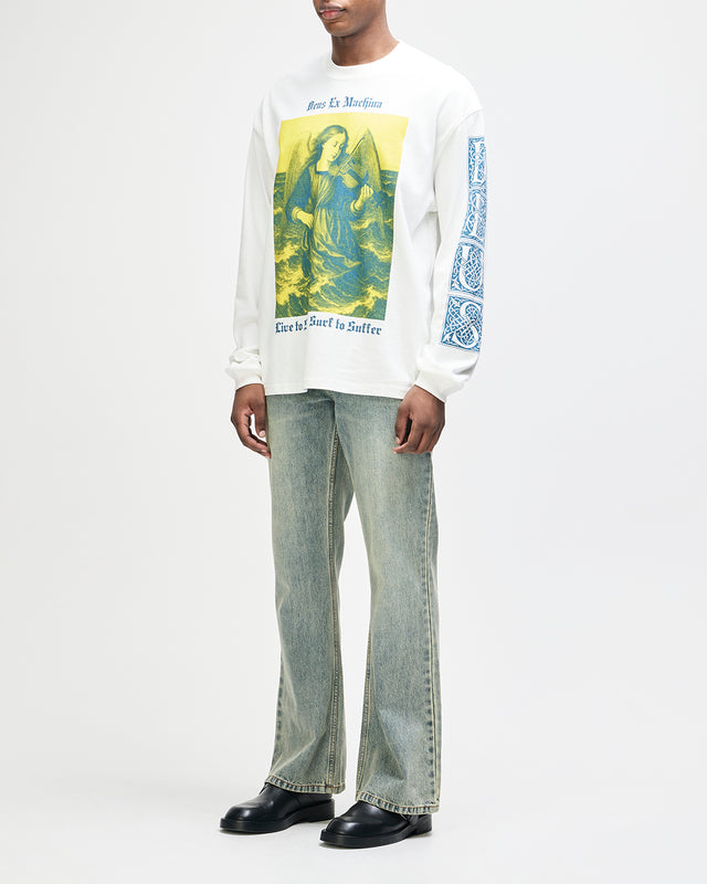 Swell Maps Os Ls Tee - Vintage White, view 6