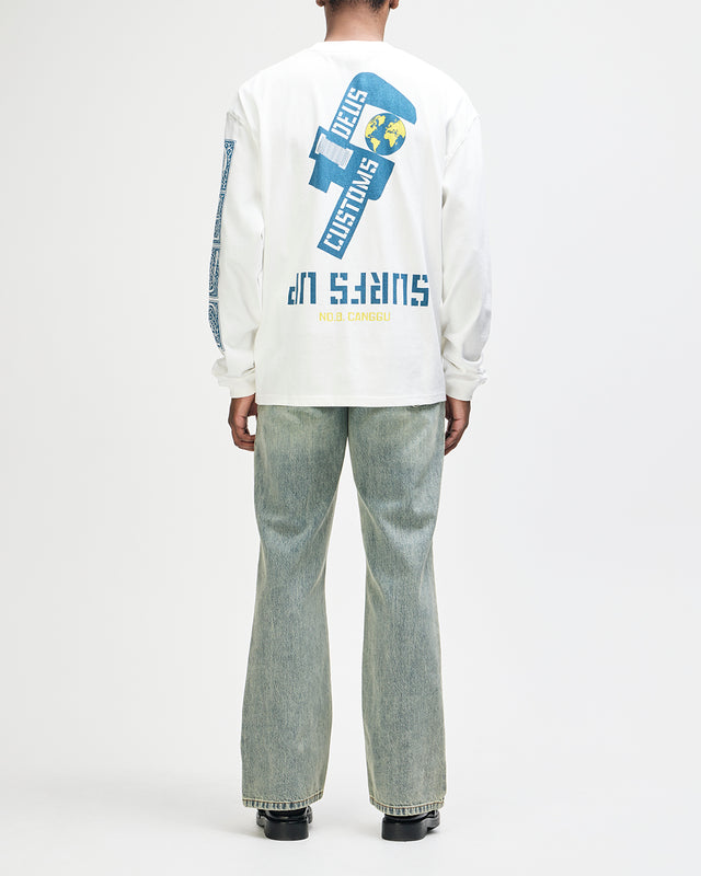 Swell Maps Os Ls Tee - Vintage White, view 2