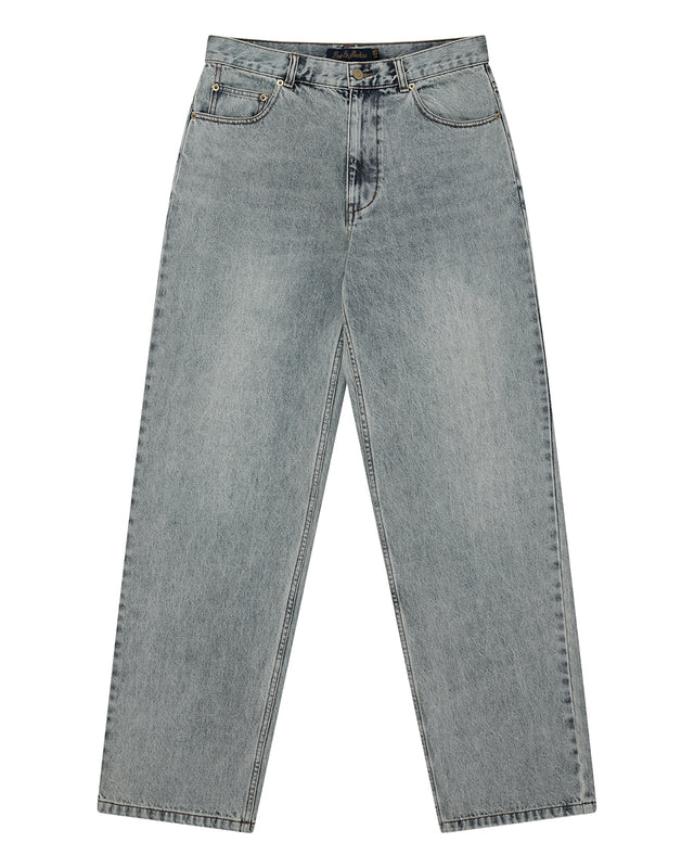 True Line Straight Jean - Washed Indigo
