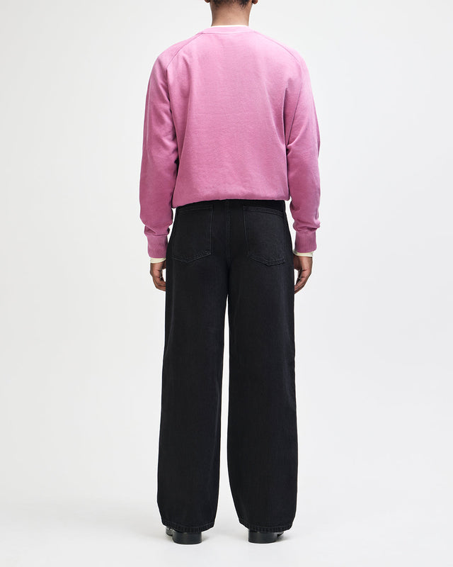 Drift Line Wide Jean - Washed Black