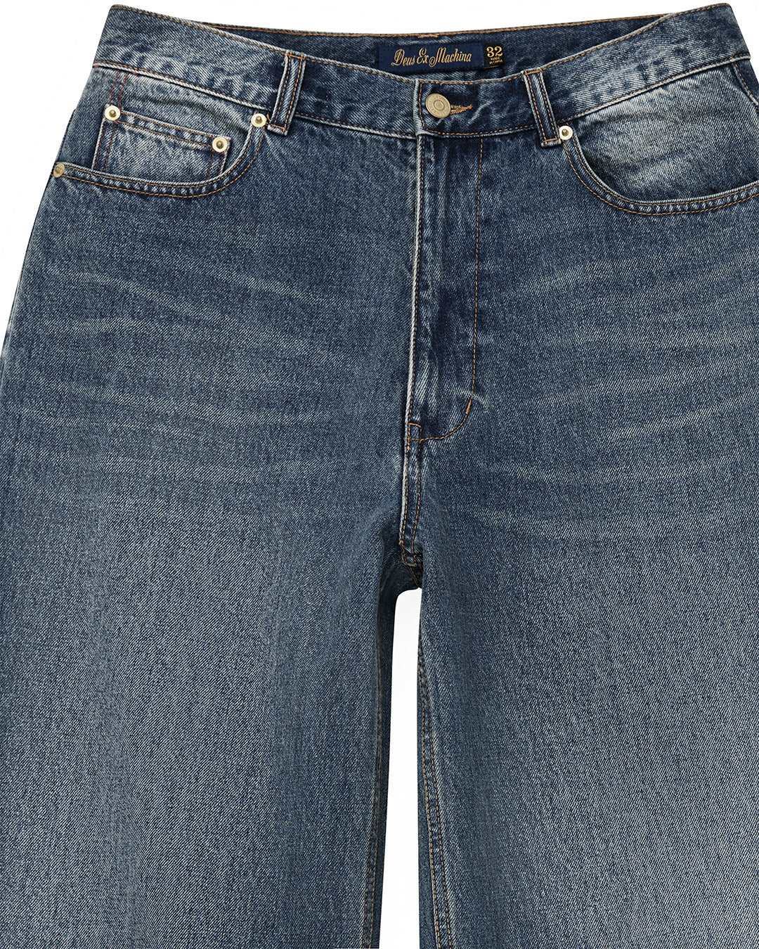 Drift Line Wide Jean - Mid Indigo, view 25