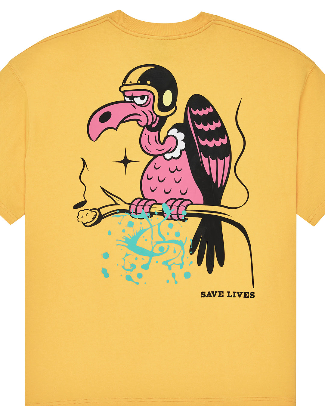 Turpentine Os Tee - Citrus Orange, view 13