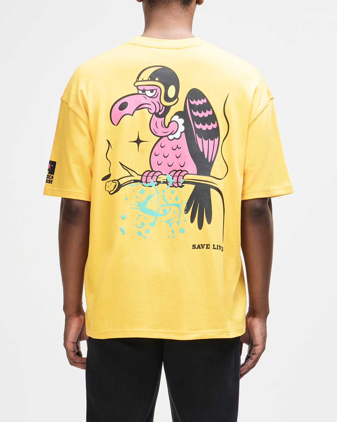 Turpentine Os Tee - Citrus Orange, view 2|Model