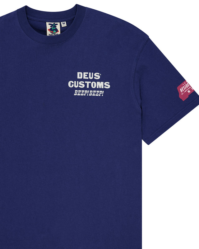 Bloomers Os Tee - Limoges Blue, view 7