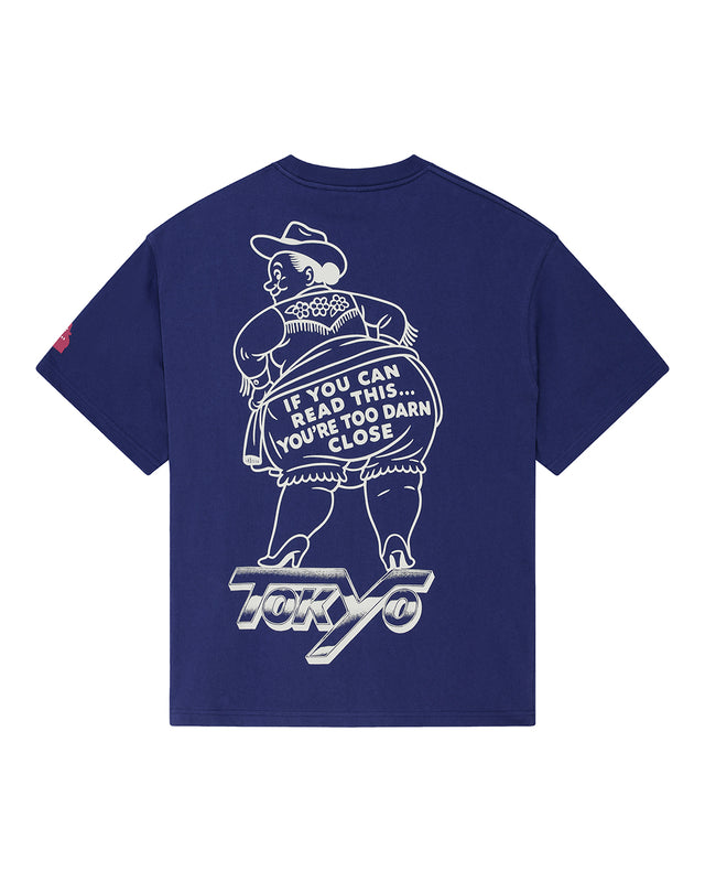 Bloomers Os Tee - Limoges Blue, view 4