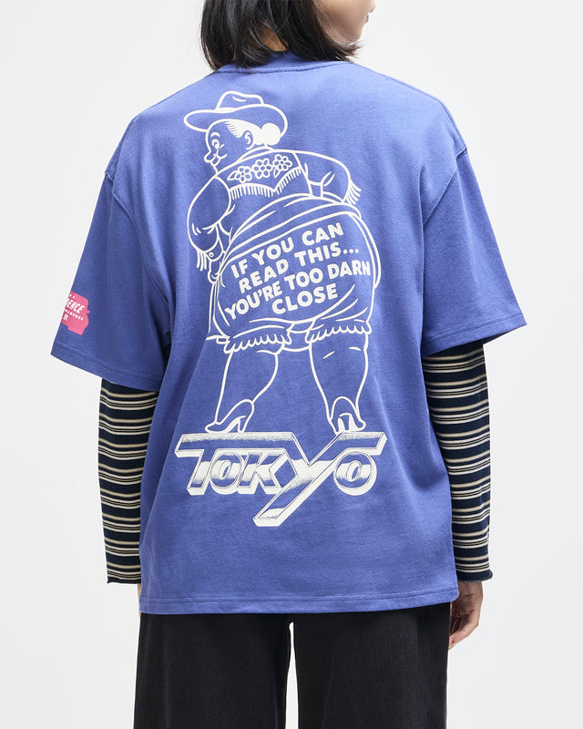 Bloomers Os Tee - Limoges Blue, view 2