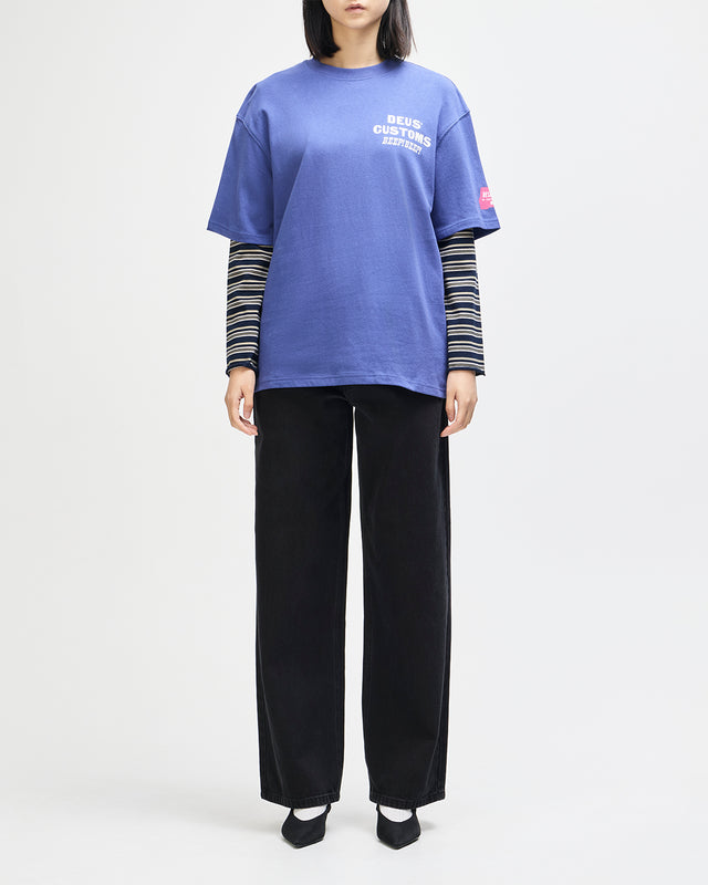 Bloomers Os Tee - Limoges Blue, view 5