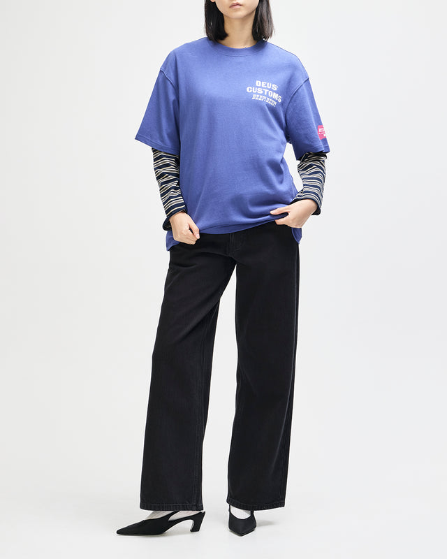 Bloomers Os Tee - Limoges Blue, view 10