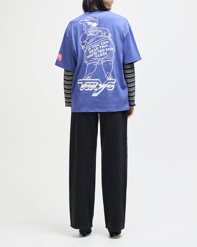 Bloomers Os Tee - Limoges Blue, view 6