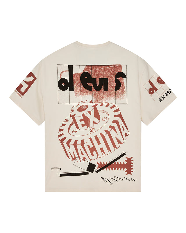 Merz Oversized Tee - Dirty White