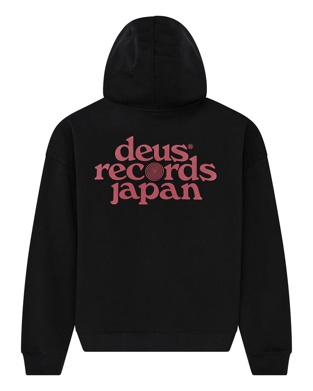 Strata Zip Hoodie - Black, view 4