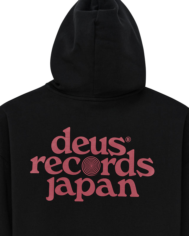 Strata Zip Hoodie - Black, view 8