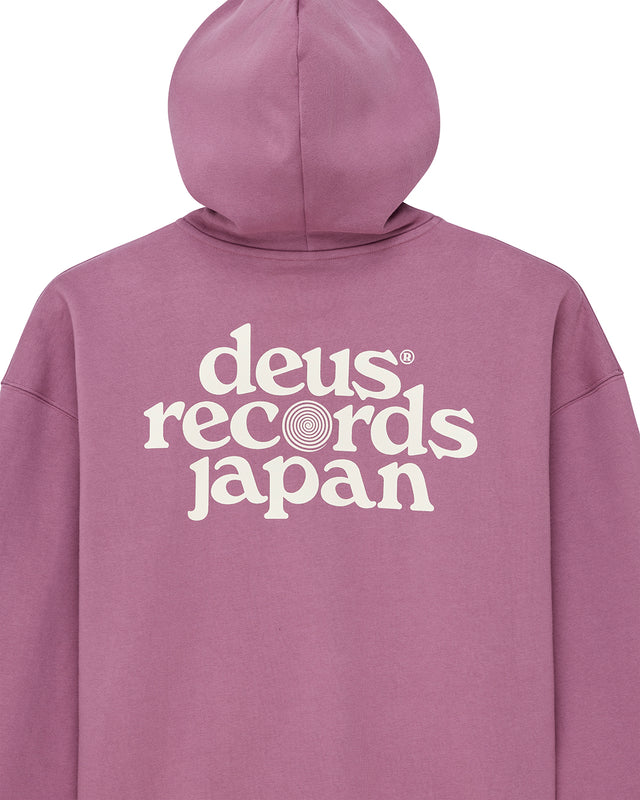 Strata Zip Hoodie - Red Violet, view 9