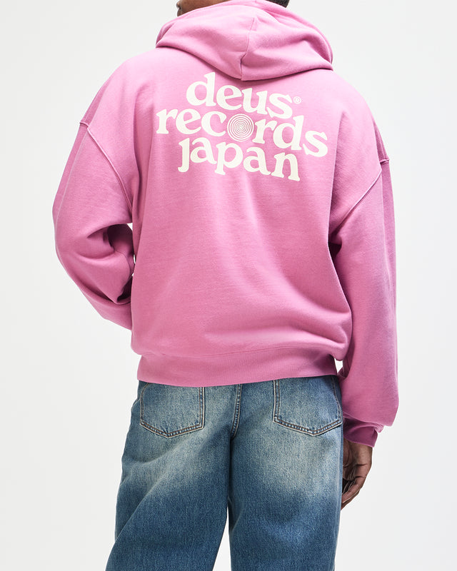 Strata Zip Hoodie - Red Violet, view 2