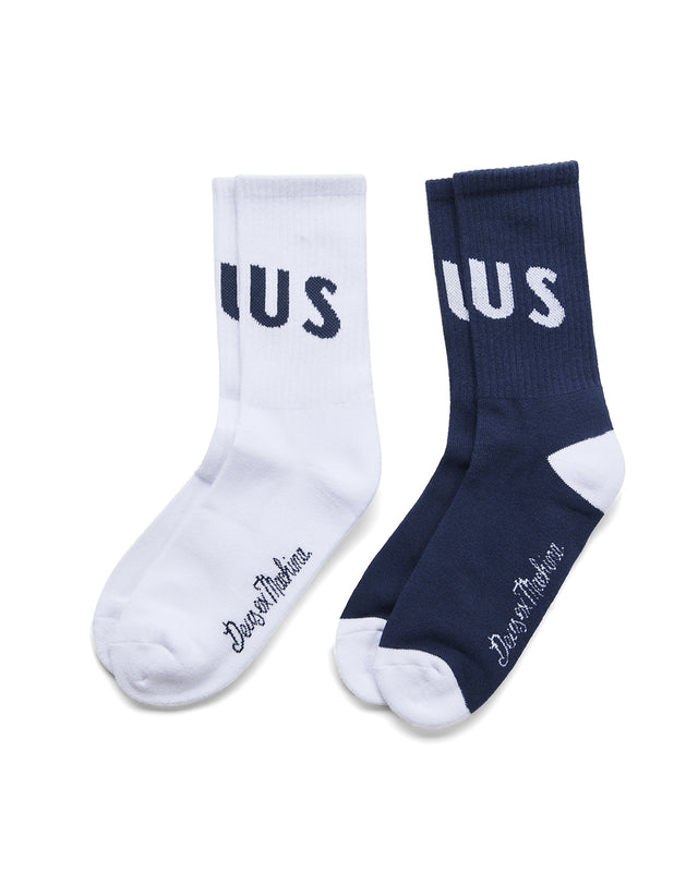 Ranger Socks - Twin Pack - White-Black, view 2