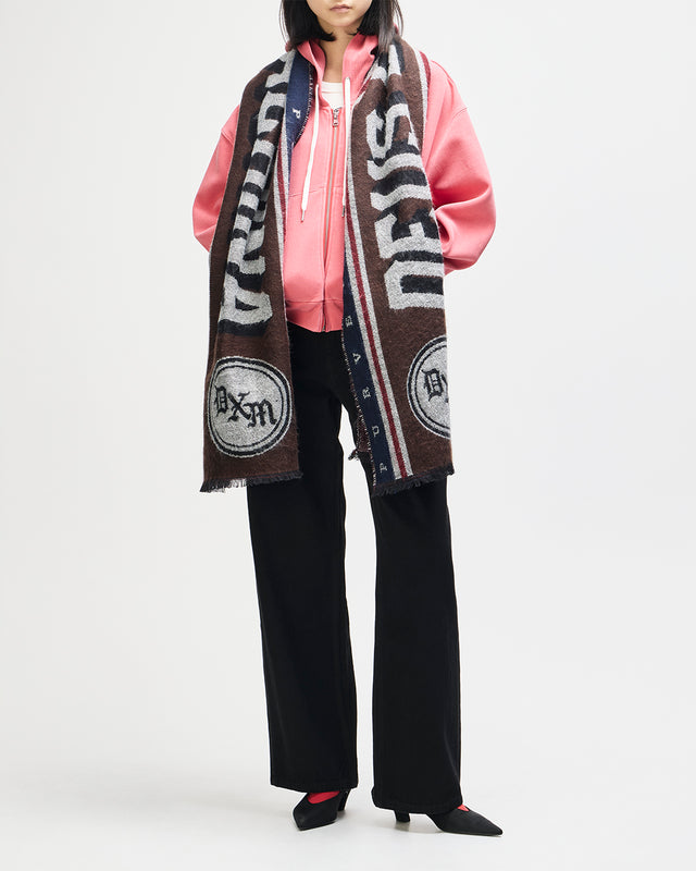 Trophy Scarf - Chocolate Brown, view 2