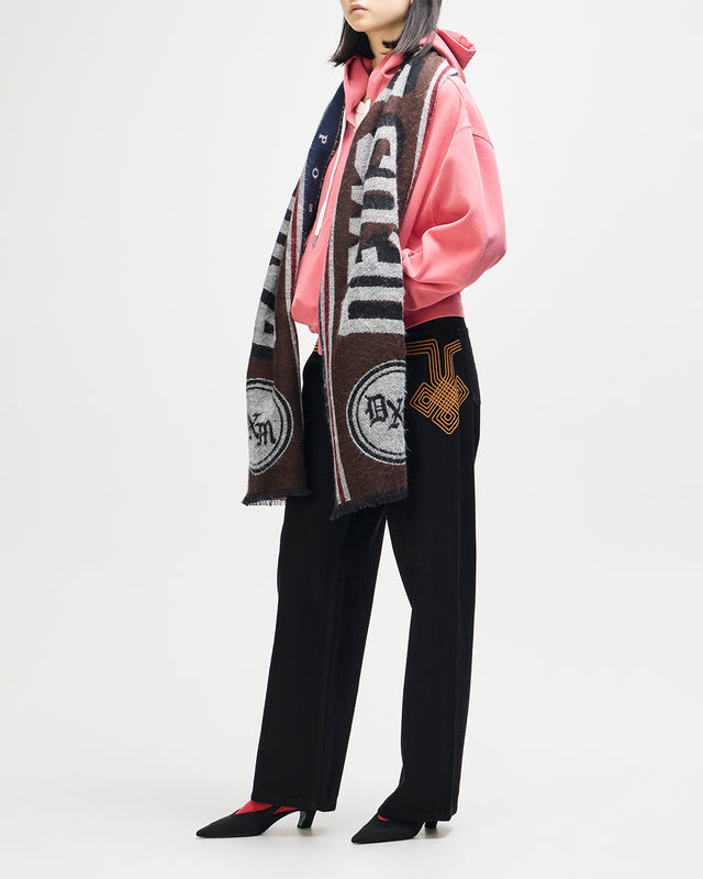 Trophy Scarf - Chocolate Brown, view 4