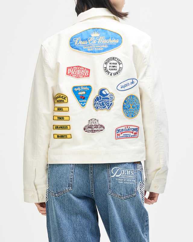 Trophy Jacket - Whisper White, view 2