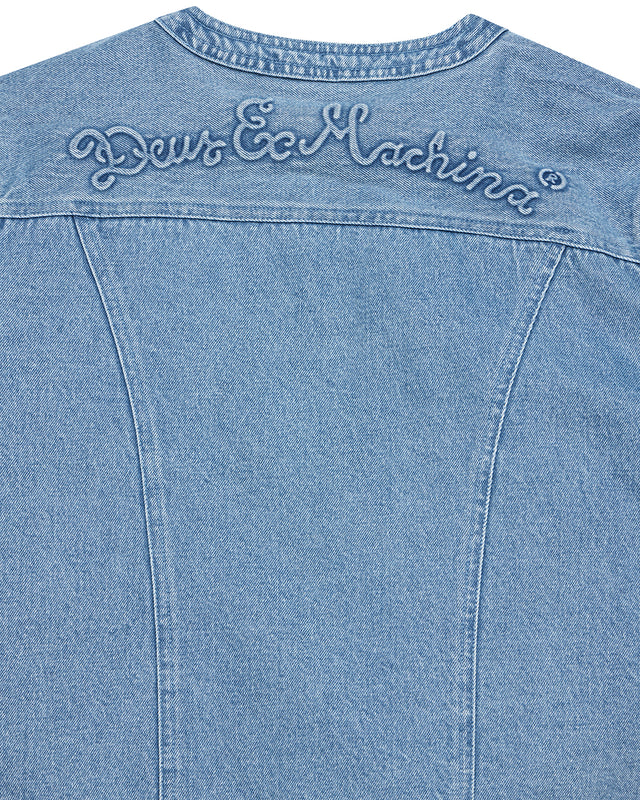 Br 163 Reversible Denim Jacket - Indigo-Rust