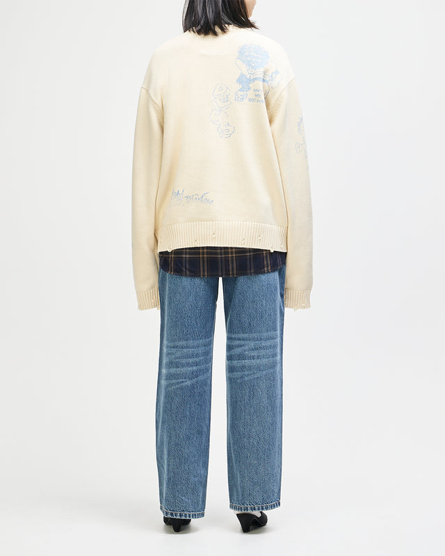 Everywhere Knit - Cream-Chambray, view 9