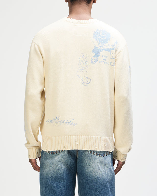 Everywhere Knit - Cream-Chambray, view 6