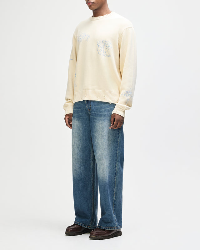 Everywhere Knit - Cream-Chambray, view 14