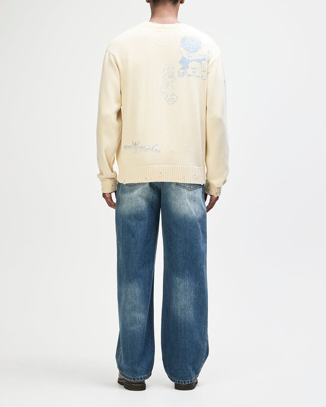 Everywhere Knit - Cream-Chambray, view 10