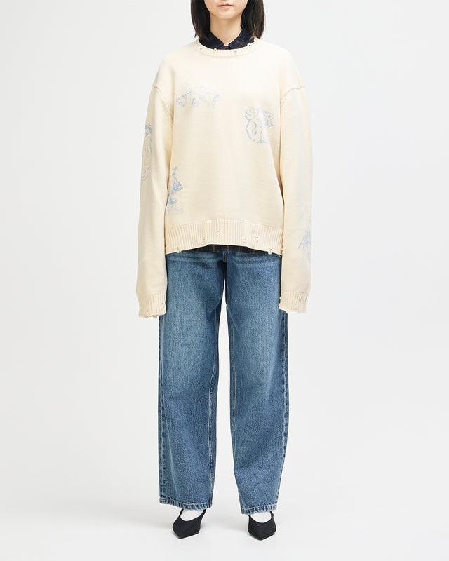 Everywhere Knit - Cream-Chambray, view 15
