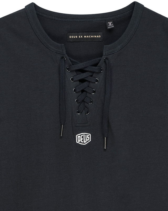 Stoppa Lace-Up Top - Black, view 7