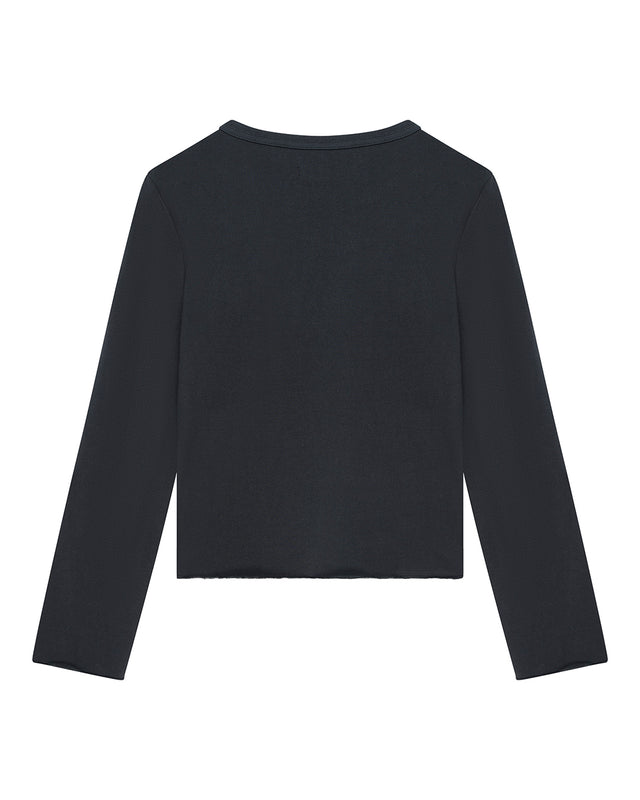 Stoppa Lace-Up Top - Black, view 4