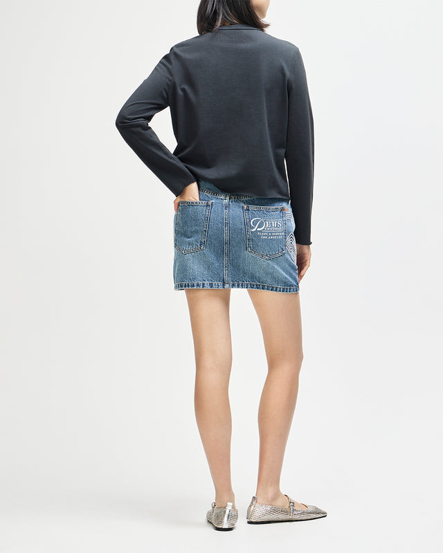 Stoppa Lace-Up Top - Black, view 6