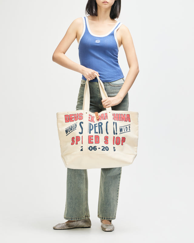 June Pointelle Shield Tank - Pageant Blue, view 10