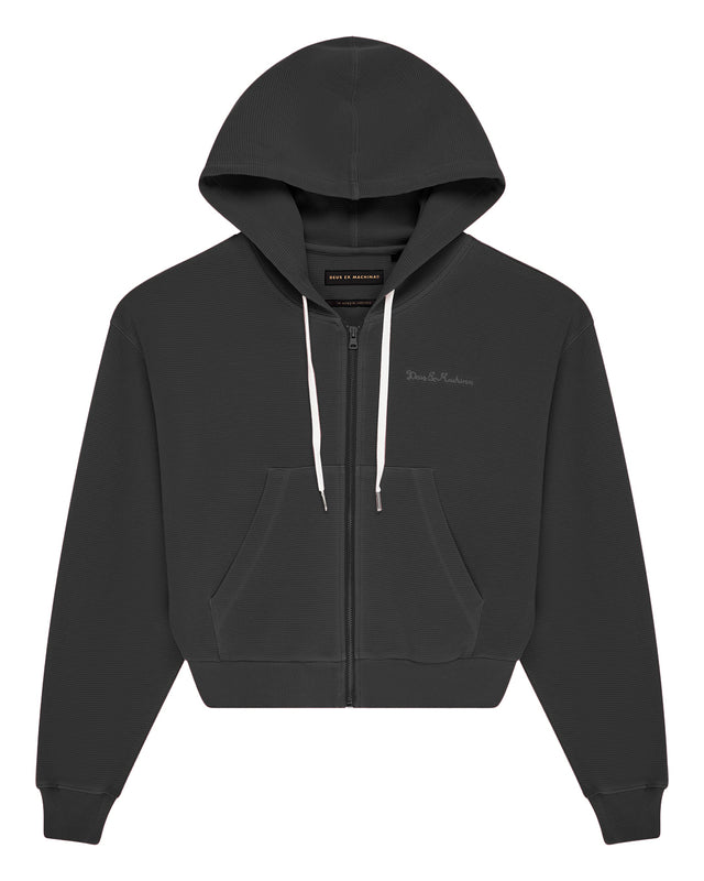 Waffle Hoodie - Anthracite Grey