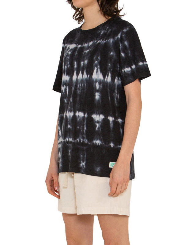 Lorrie Tee (Oversized Fit) - Shadow Grey Tie Dye