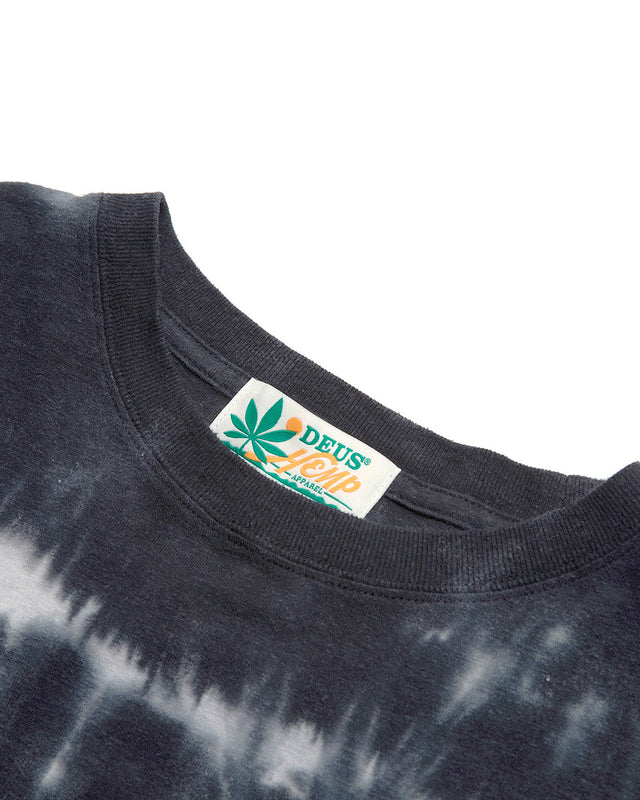 Lorrie Tee (Oversized Fit) - Shadow Grey Tie Dye