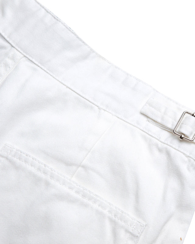 Juliette Pleat Pant (Relaxed Fit) - Bleach White