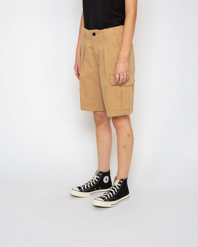 Chloe Cargo Short (Relaxed Fit) - Safari