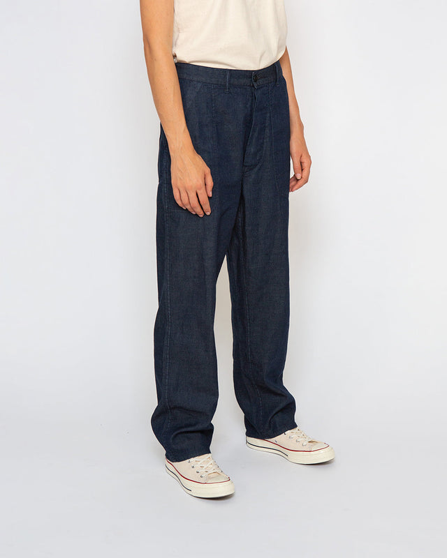 Eleanor Pant (Relaxed Fit) - Dark Indigo