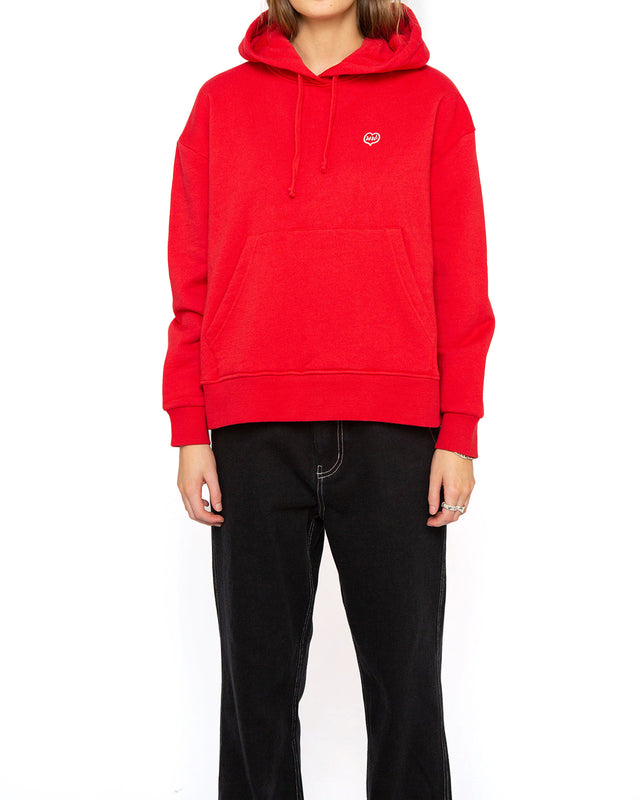 True Romance Hoodie (Oversized Fit) - Rocco Red