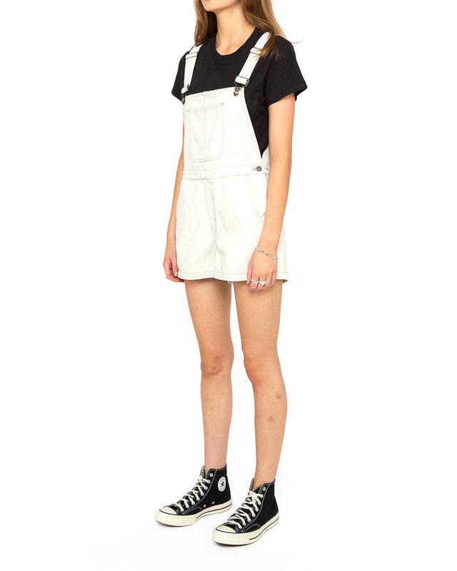 Vada Overall (Relaxed Fit) - Bleached White