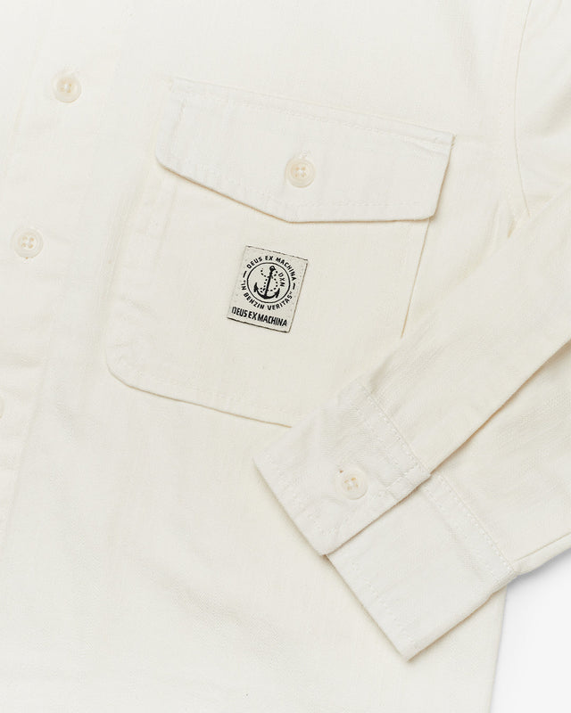 Usn Shirt - Vintage White Chambray