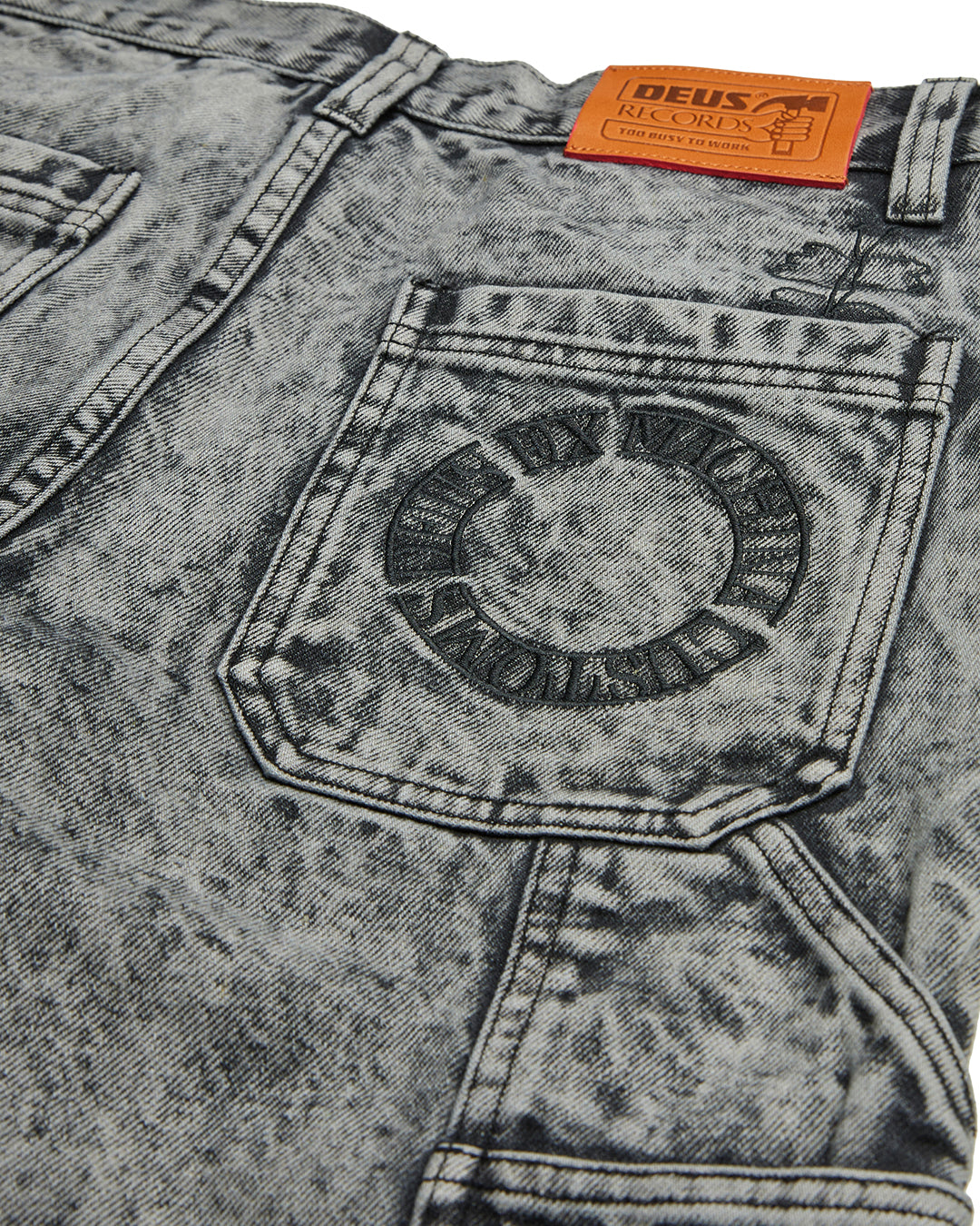 Womens Pants | Deus Ex Machina | Acid Bernie Pant Black Acid