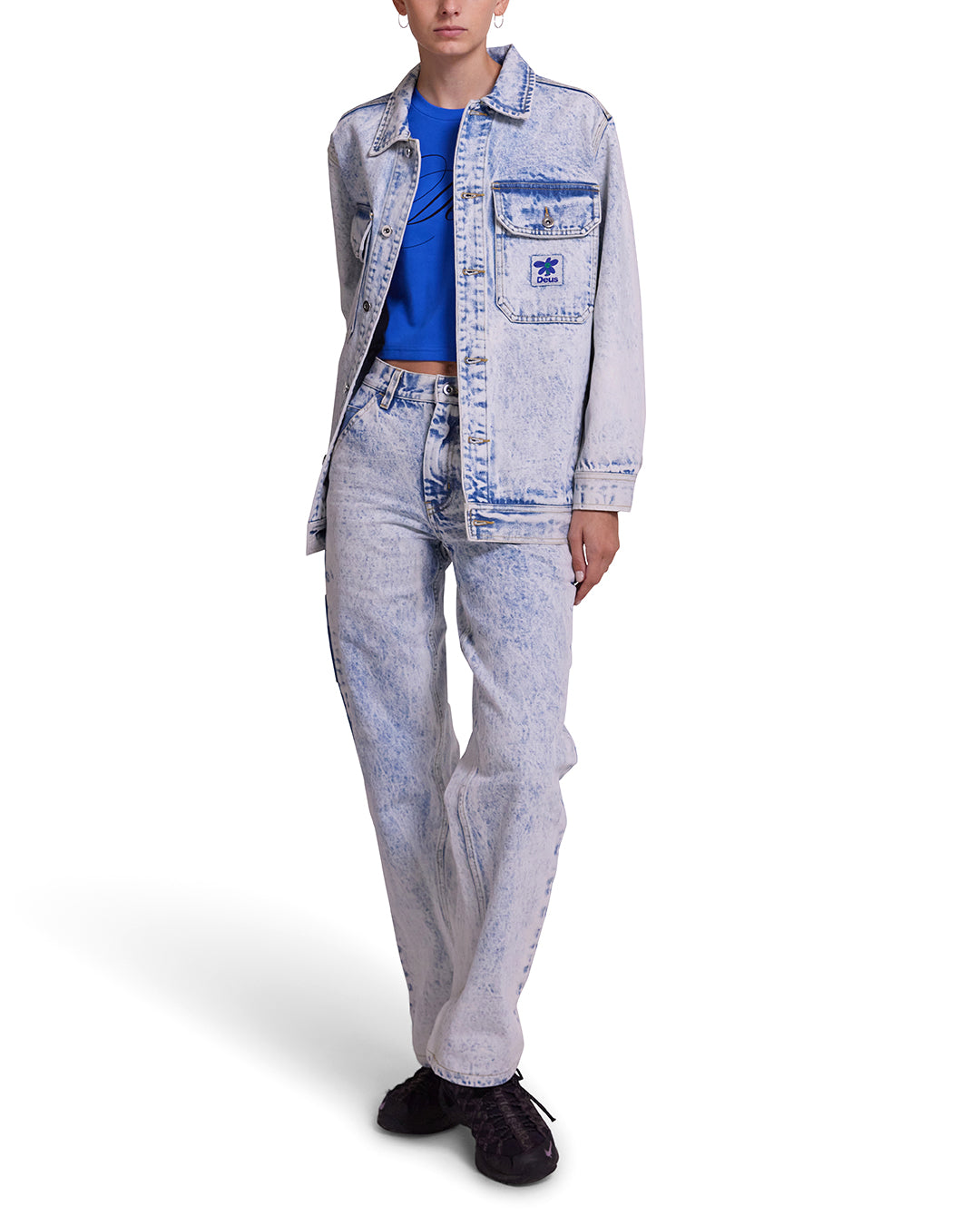 Jackets | Deus Ex Machina | Crosby Work Jacket Indigo Acid