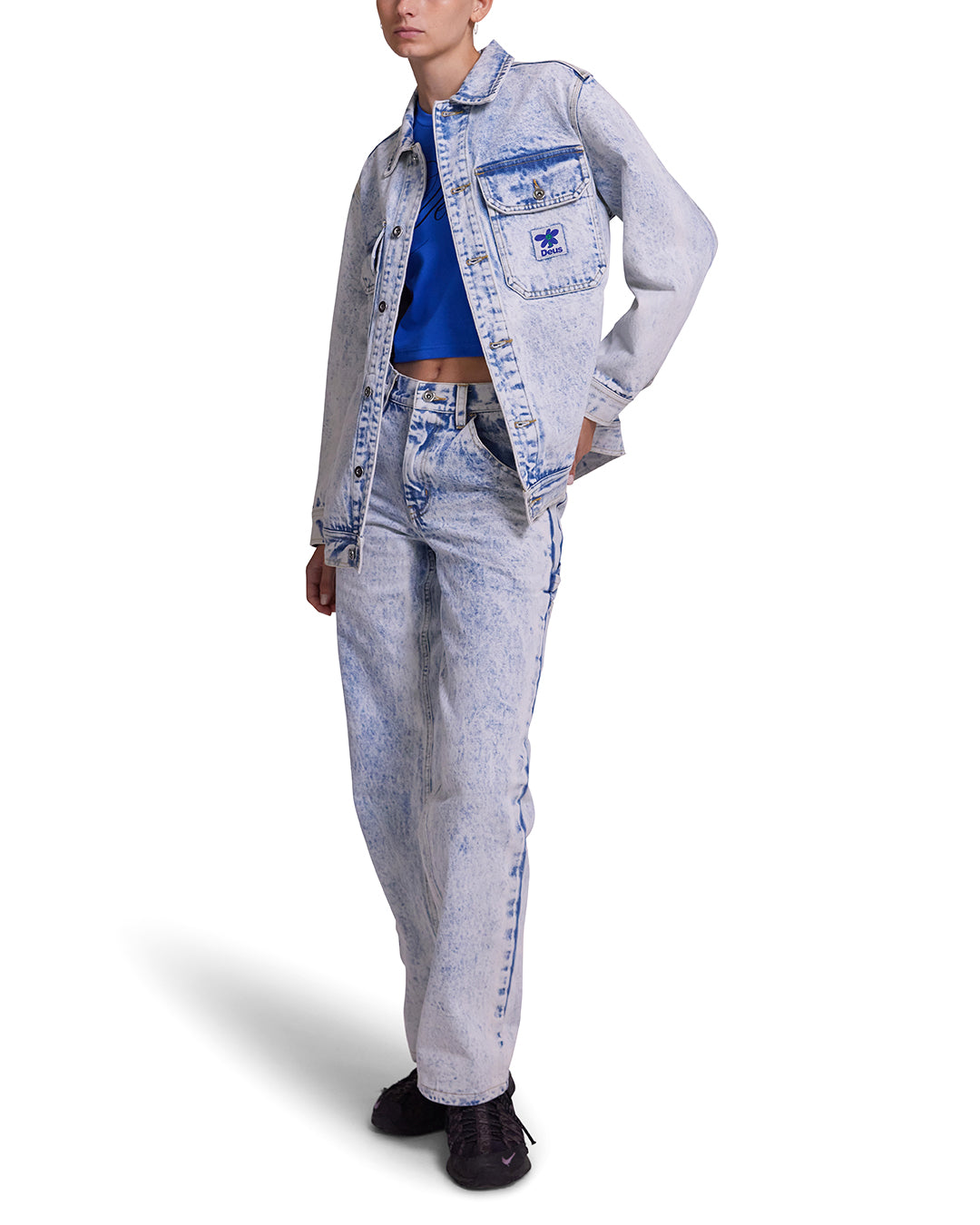 Jackets | Deus Ex Machina | Crosby Work Jacket Indigo Acid