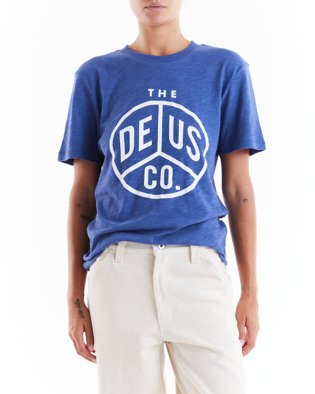 Old Mate Tee - Mechanic Blue