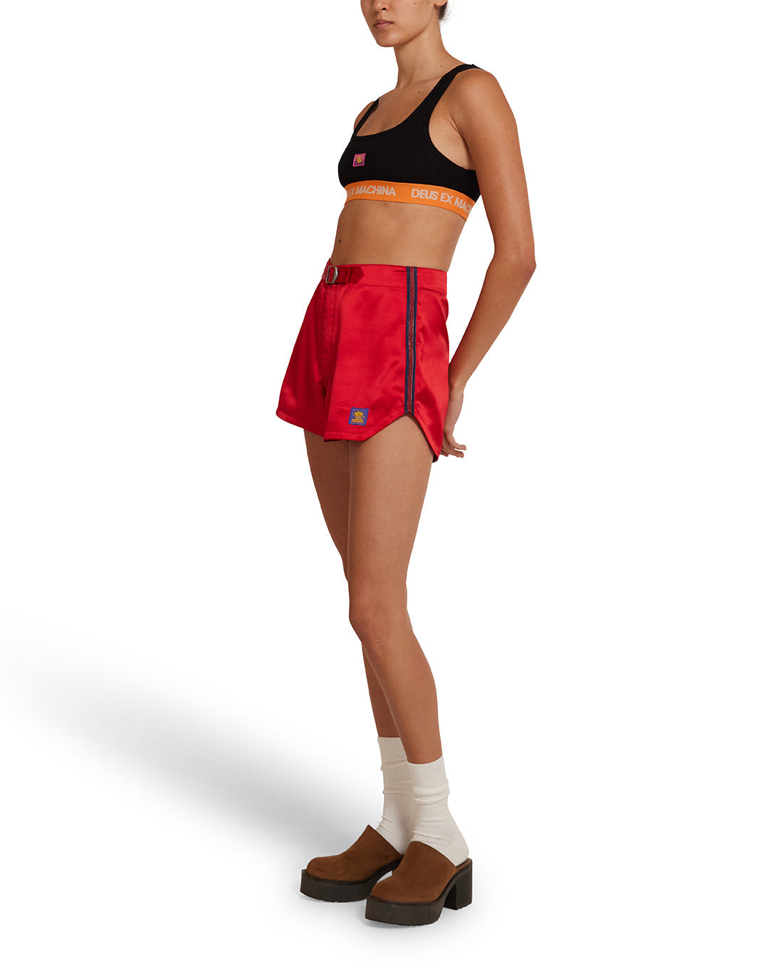 Jiji Satin Short - Race Red