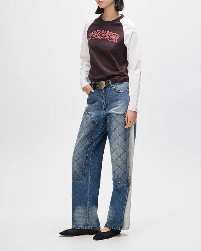 Rocca Raglan Tee - Java Brown